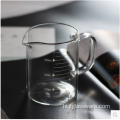 पीने के कप को मापने के लिए 350 मिली हैंडल क्लियर ग्लास